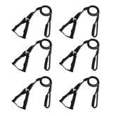 Kuber Industries Dog Harness For Medium Dogs & Leash Set|Premium Metal Hook|PDMGL-005-3|Comfortable Grip|Hand Spliced Belt For Added Strength |PDMGL-005-3|Soft Padding|Stylish Design|Black (Pack Of 6)